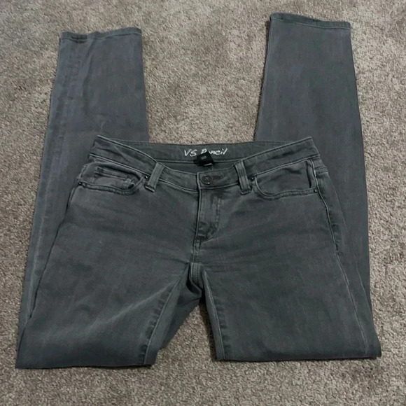 Victoria's Secret VS Pencil Gray Jeans - size 0.   N - Picture 1 of 5